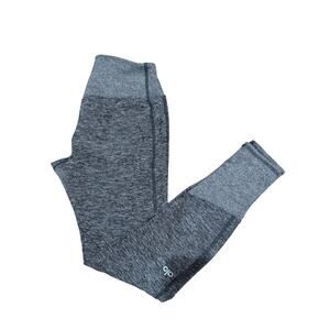ALO High-Waist Heathered Grey Alosoft Lounge Legging Size Medium